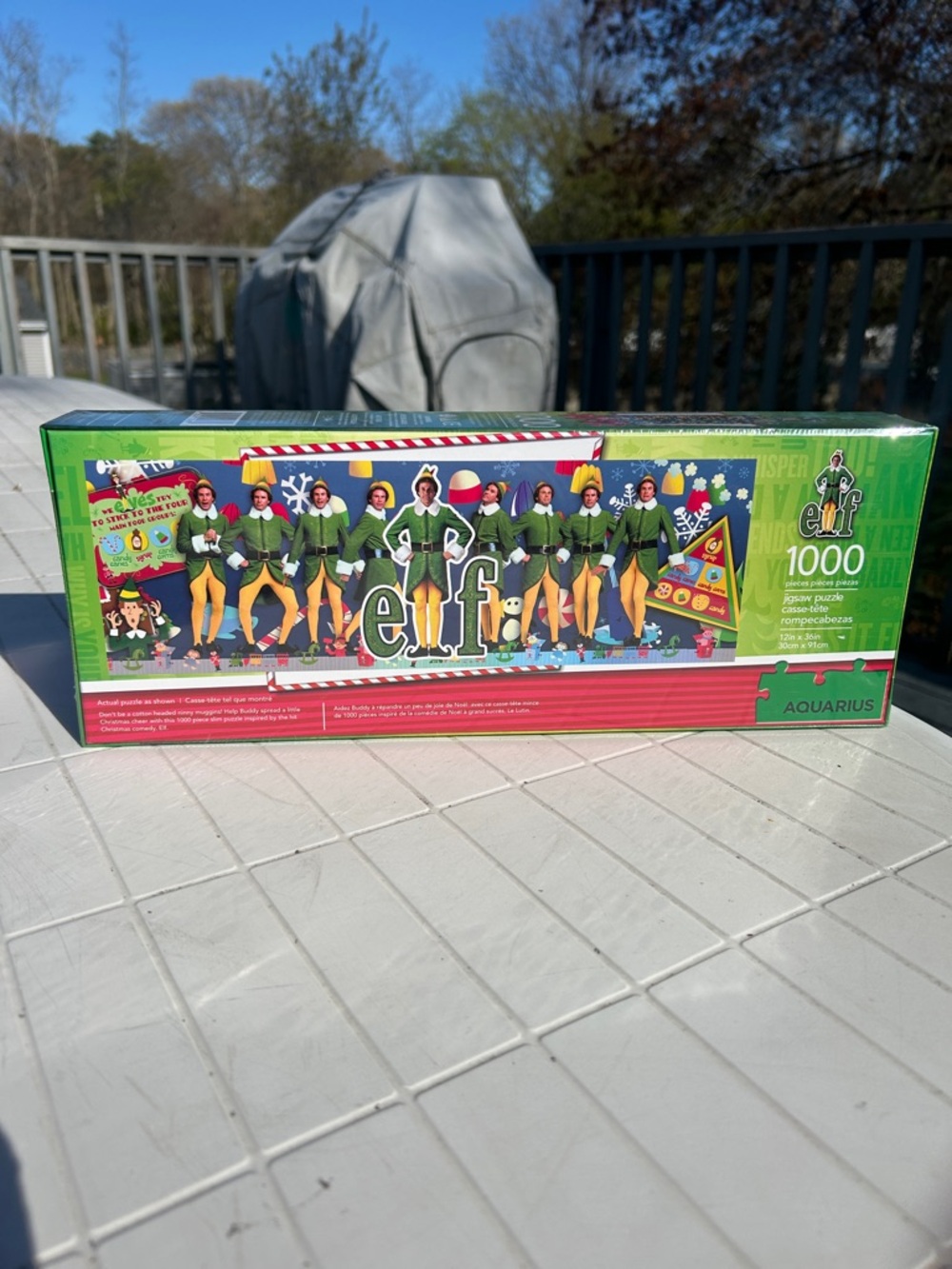 ELF 1000-Piece Puzzle - Green, Red, Yellow, Blue